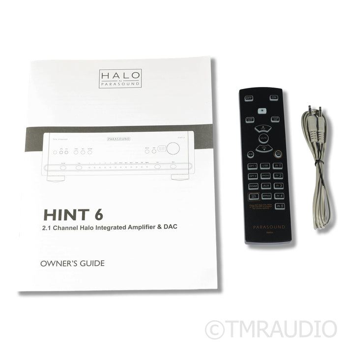 Parasound Halo HINT 6 Stereo Integrated Amplifier; Silver