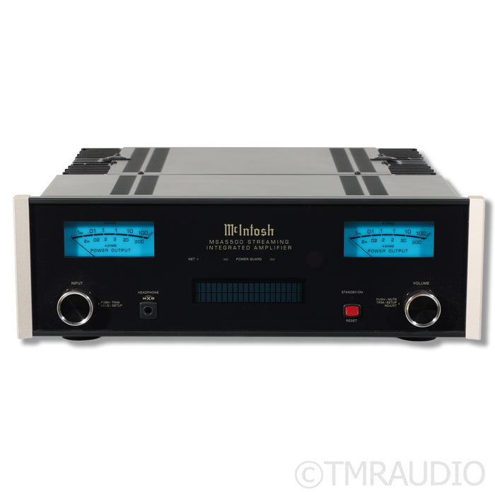 McIntosh MSA5500 Integrated Amplifier w/Built-In DAC/Wi-Fi/Bluetooth/MM Phono