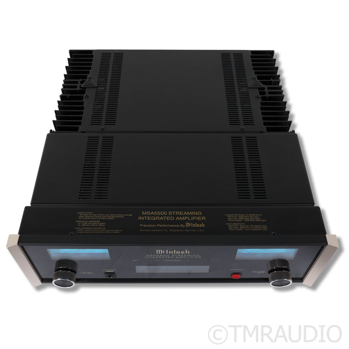 McIntosh MSA5500 Integrated Amplifier w/Built-In DAC/Wi-Fi/Bluetooth/MM Phono