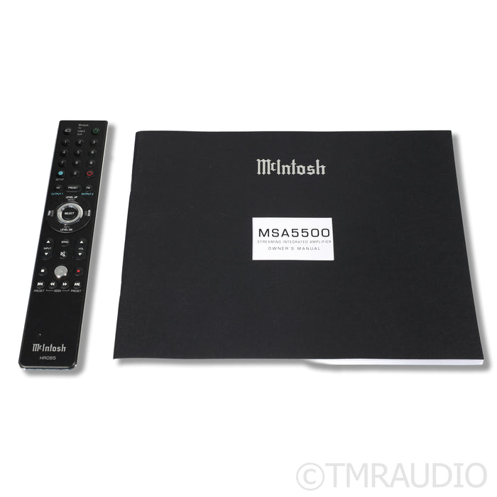 McIntosh MSA5500 Integrated Amplifier w/Built-In DAC/Wi-Fi/Bluetooth/MM Phono