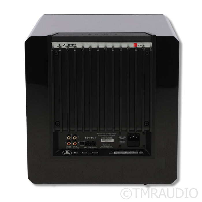 JL Audio E-Sub E-110 Subwoofer; Gloss Black