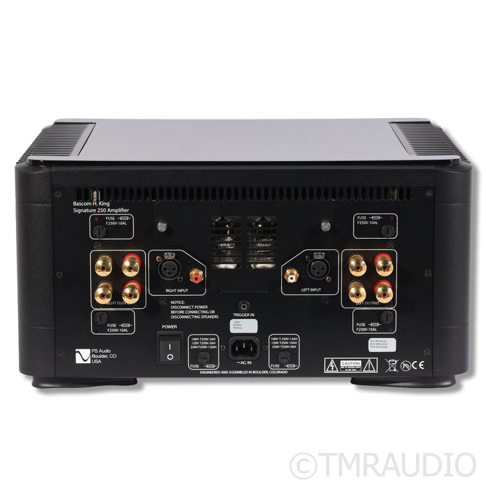 PS Audio BHK Signature 250 Stereo Tube Hybrid Power Amplifier; Black