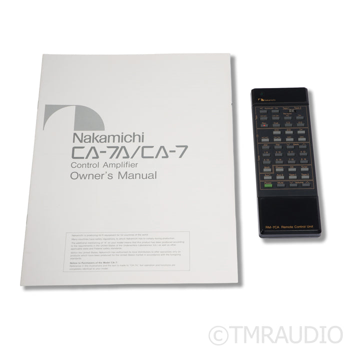 Nakamichi CA-7A Stereo Preamplifier; MC/MM Phono