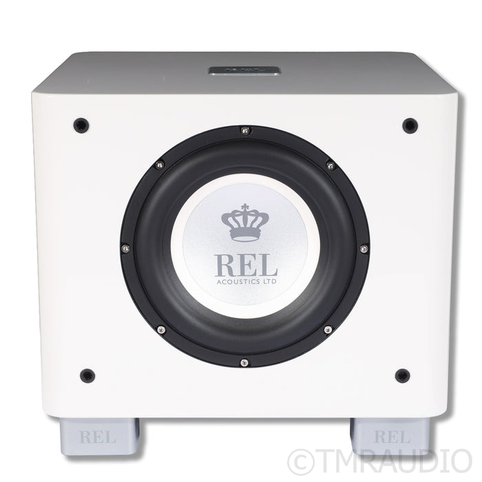 REL Acoustics T/7x 8" Powered Subwoofer; Piano White