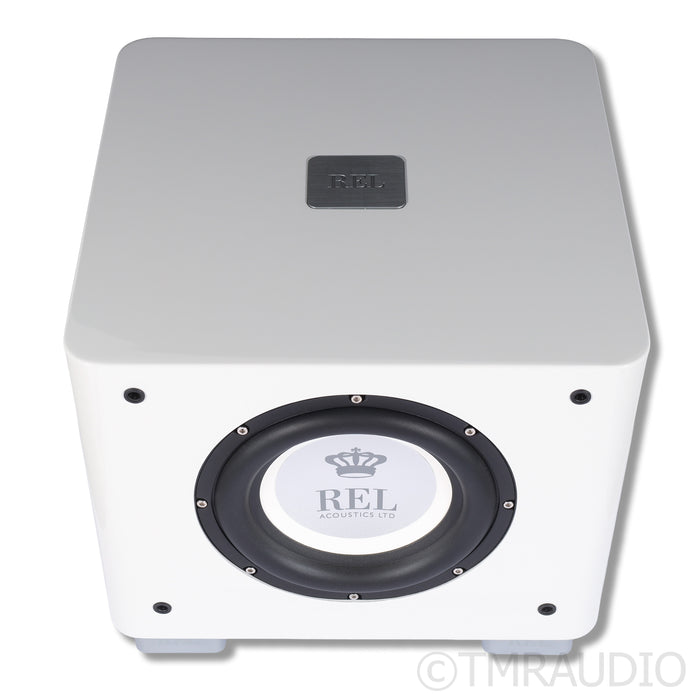 REL Acoustics T/7x 8" Powered Subwoofer; Piano White