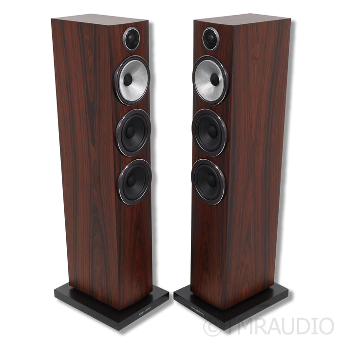 Bowers & Wilkins 704 S3 Floorstanding Speakers; Mocha Pair