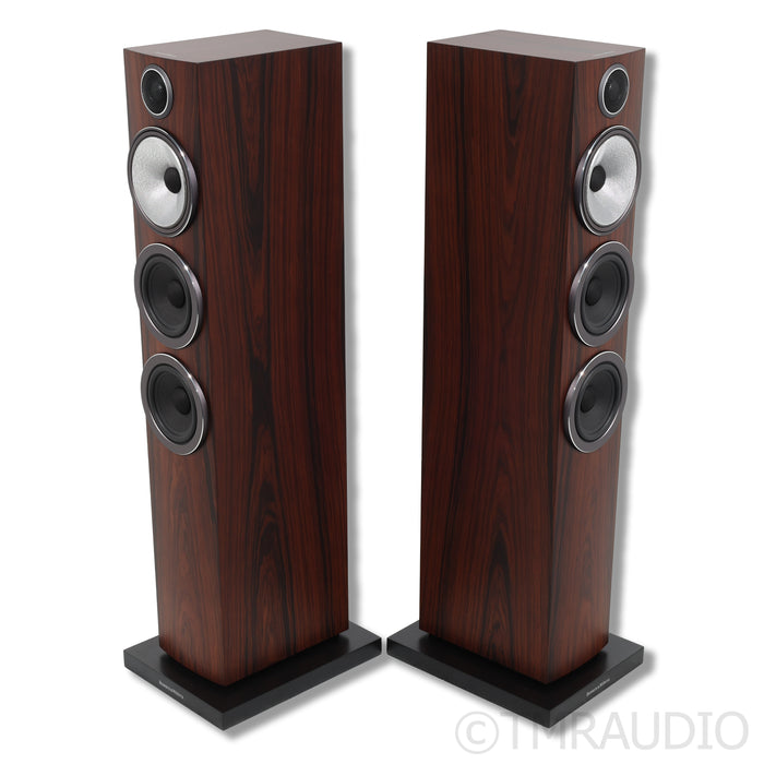 Bowers & Wilkins 704 S3 Floorstanding Speakers; Mocha Pair