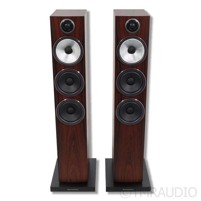 Bowers & Wilkins 704 S3 Floorstanding Speakers; Mocha Pair