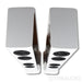 Kroma Atelier Elektra Floorstanding Speakers; White w/ Carbon Fiber