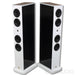Kroma Atelier Elektra Floorstanding Speakers; White w/ Carbon Fiber