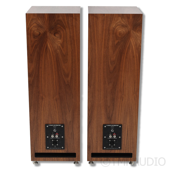 Zu Audio Union 6 Supreme Floorstanding Speakers; Walnut