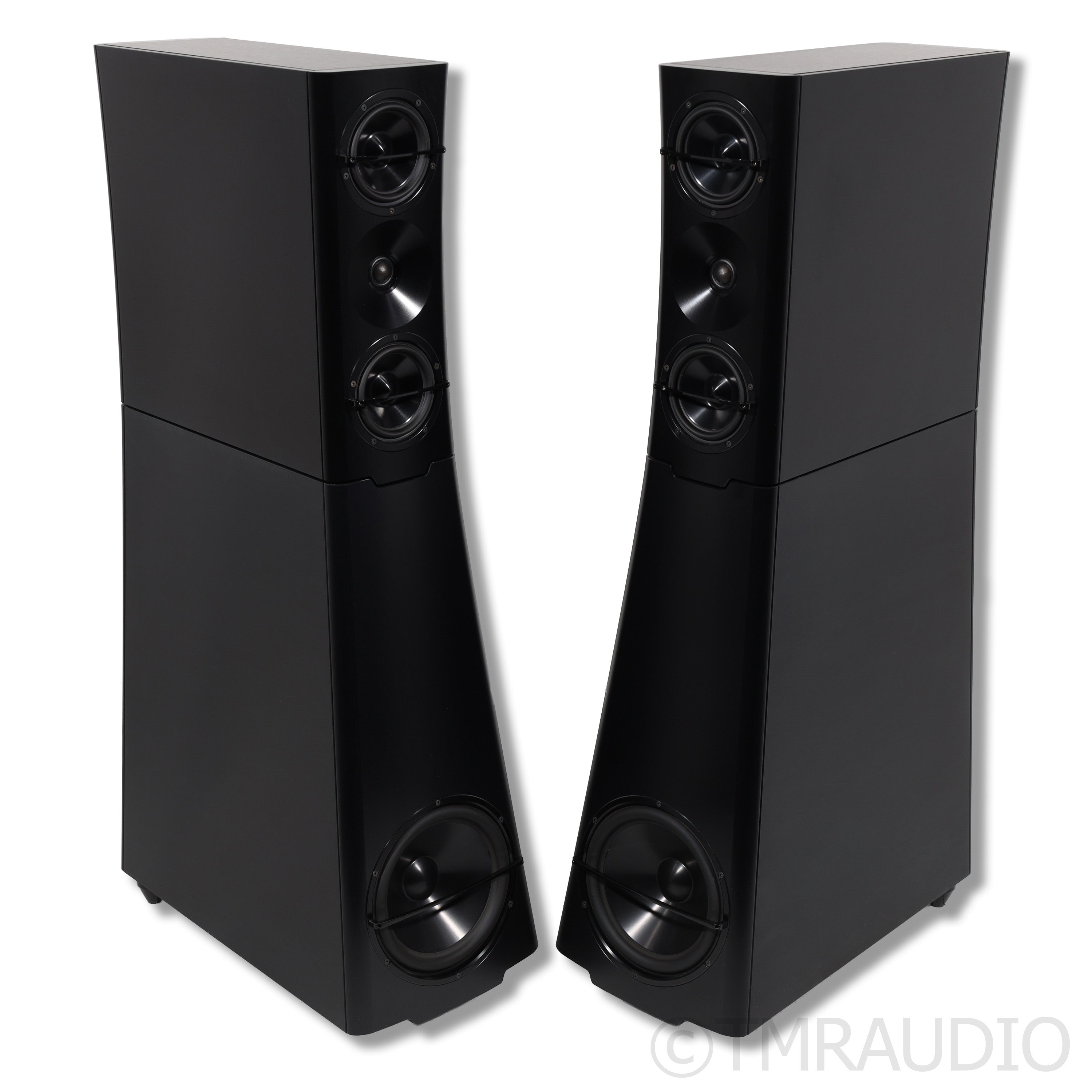 YG Acoustics Sonja 2.2i Floorstanding Speakers; DC2 Upgrade; Black