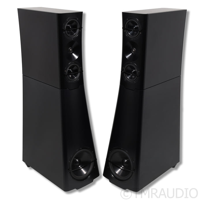 YG Acoustics Sonja 2.2i Floorstanding Speakers; DC2 Upgrade; Black
