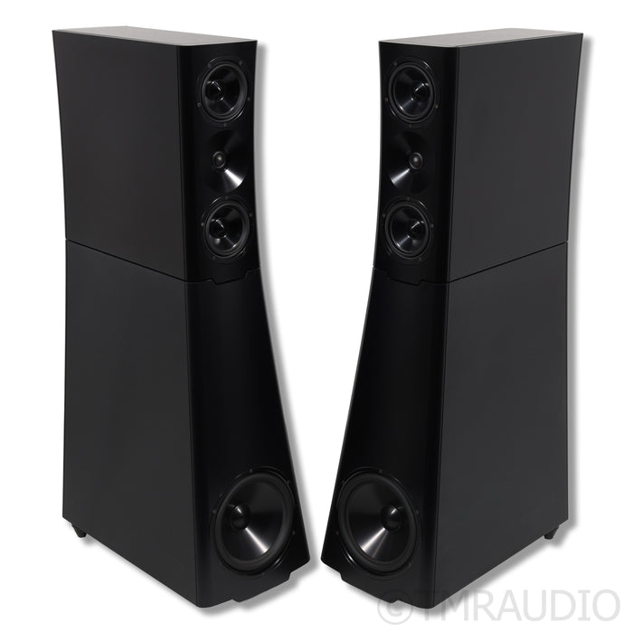 YG Acoustics Sonja 2.2i Floorstanding Speakers; DC2 Upgrade; Black Pair
