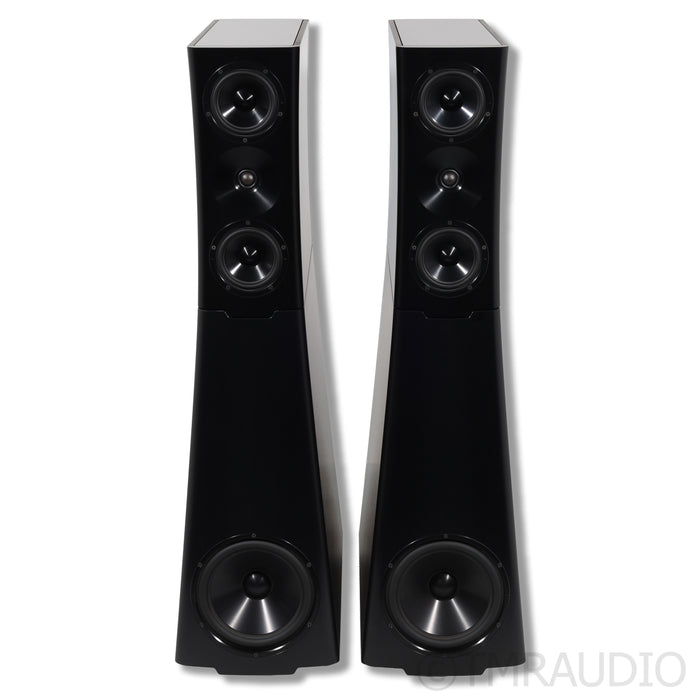 YG Acoustics Sonja 2.2i Floorstanding Speakers; DC2 Upgrade; Black