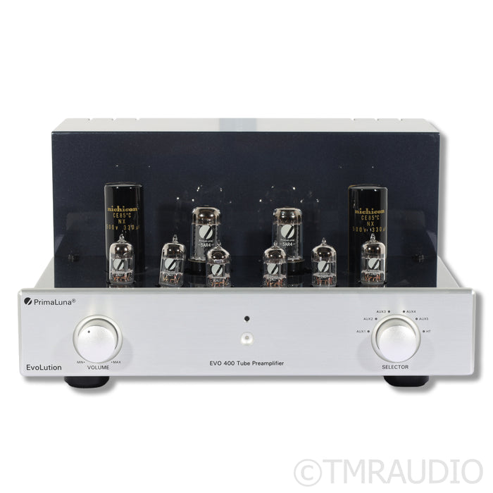 PrimaLuna EVO 400 Dual-Mono Tube Preamplifier; No Phonostage