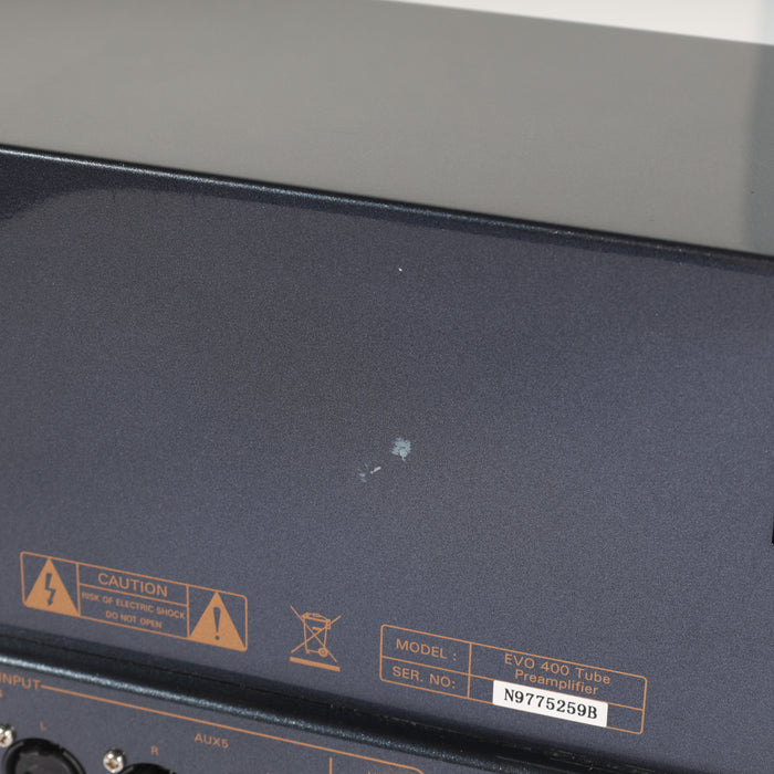 PrimaLuna EVO 400 Dual-Mono Tube Preamplifier; No Phonostage