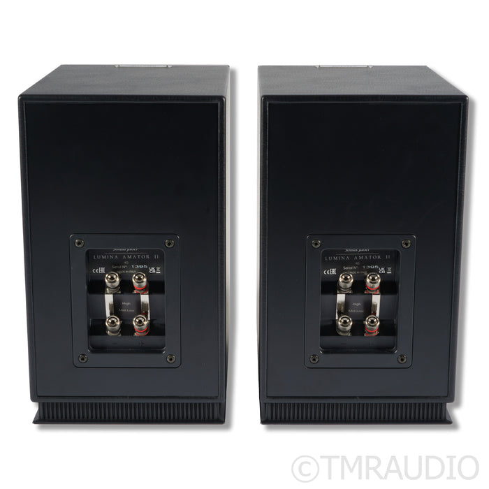 Sonus Faber Lumina II Amator Bookshelf Speakers; Walnut Pair