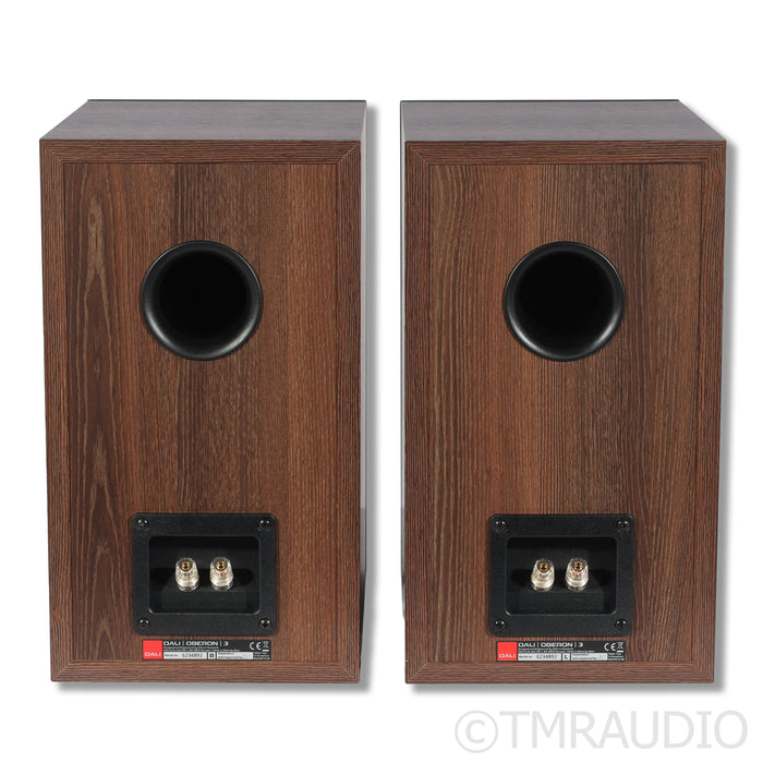 DALI Oberon 3 Bookshelf Speakers; Dark Walnut Pair
