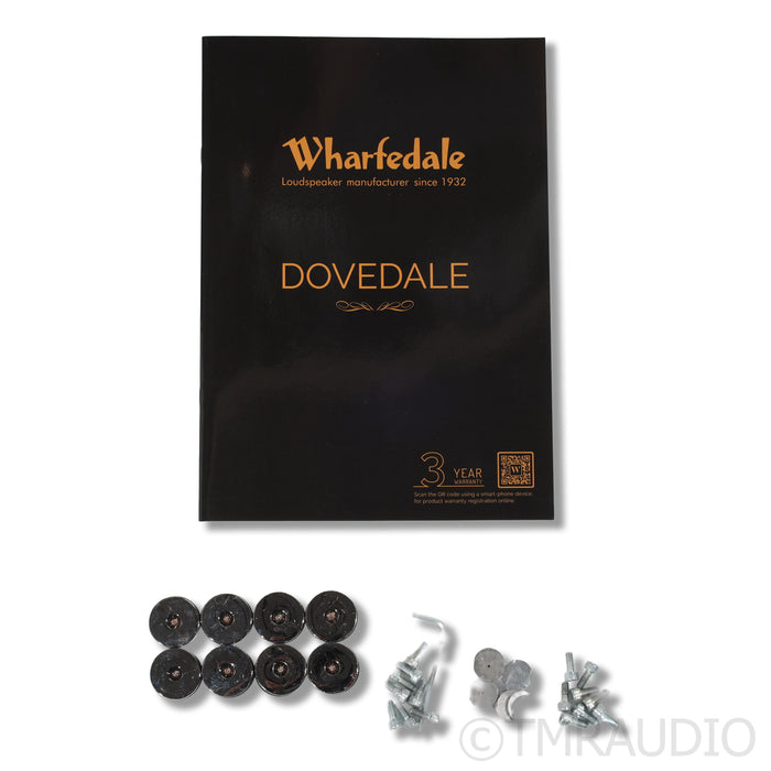 Wharfedale Dovedale 90th Anniversary Bookshelf Speakers with Stands; Walnut Pair