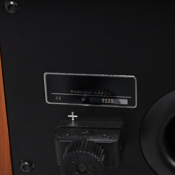 Trenner & Friedl Art Bookshelf Speakers; Walnut Pair w/ Stands