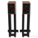 Trenner & Friedl Art Bookshelf Speakers; Walnut Pair w/ Stands
