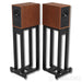 Trenner & Friedl Art Bookshelf Speakers; Walnut Pair w/ Stands
