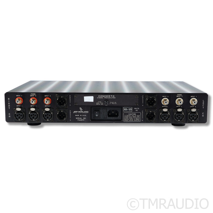 Jeff Rowland Design Concerto Stereo Preamplifier; MM & MC Phono