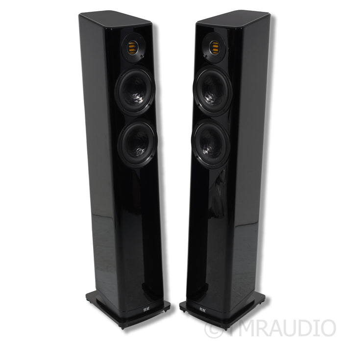 ELAC Vela FS407 Floorstanding Speakers; Black Pair