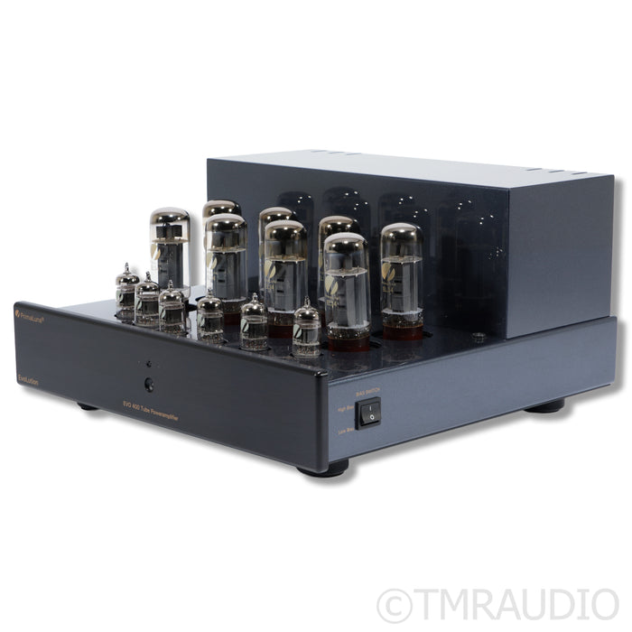PrimaLuna EVO 400 Stereo Tube Power Amplifier; Black