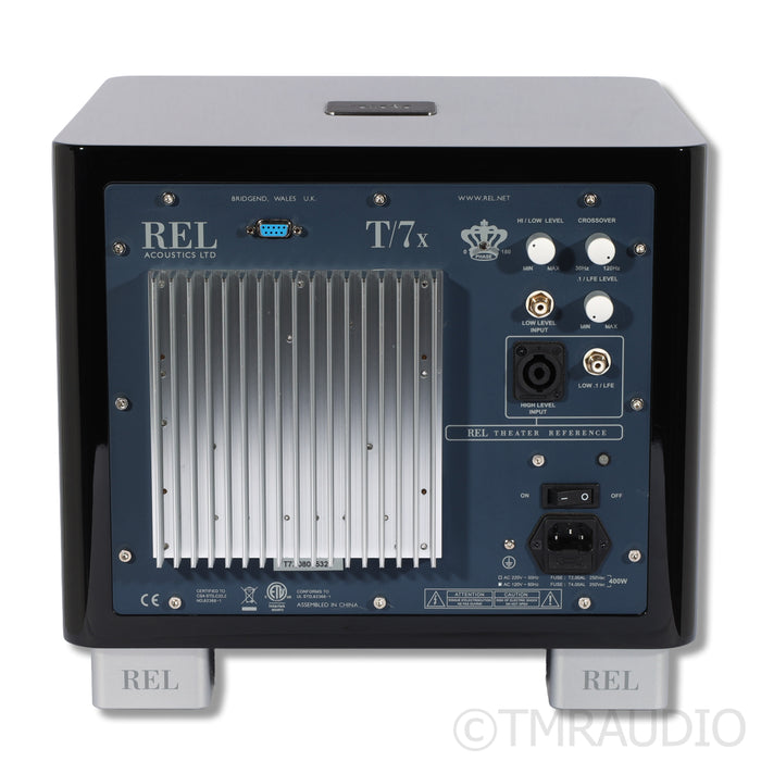 REL Acoustics T/7x Subwoofer; Piano Black