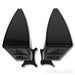 Borresen X1 Bookshelf Speakers; Black Pair with Stands