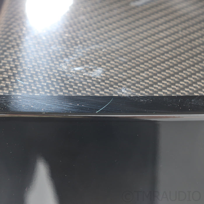 Borresen X1 Bookshelf Speakers; Black Pair with Stands