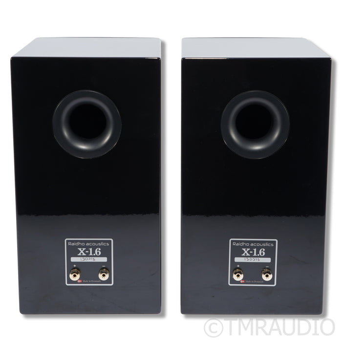 Raidho Acoustics X1.6 Bookshelf Speakers; Black Pair