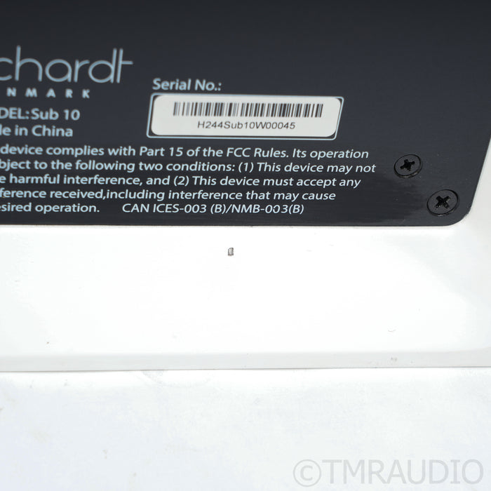 Buchardt Audio SUB10 10" Wireless Powered Subwoofer; White (1/2)