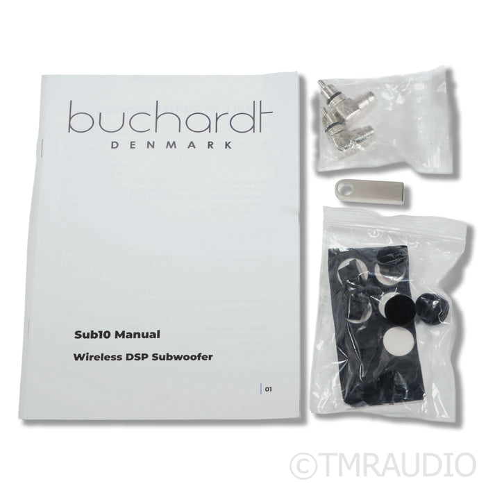 Buchardt Audio SUB10 10" Wireless Powered Subwoofer; White (1/2)