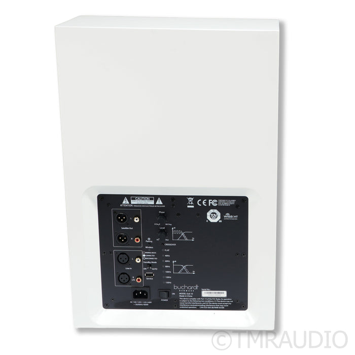Buchardt Audio SUB10 10" Wireless Powered Subwoofer; White