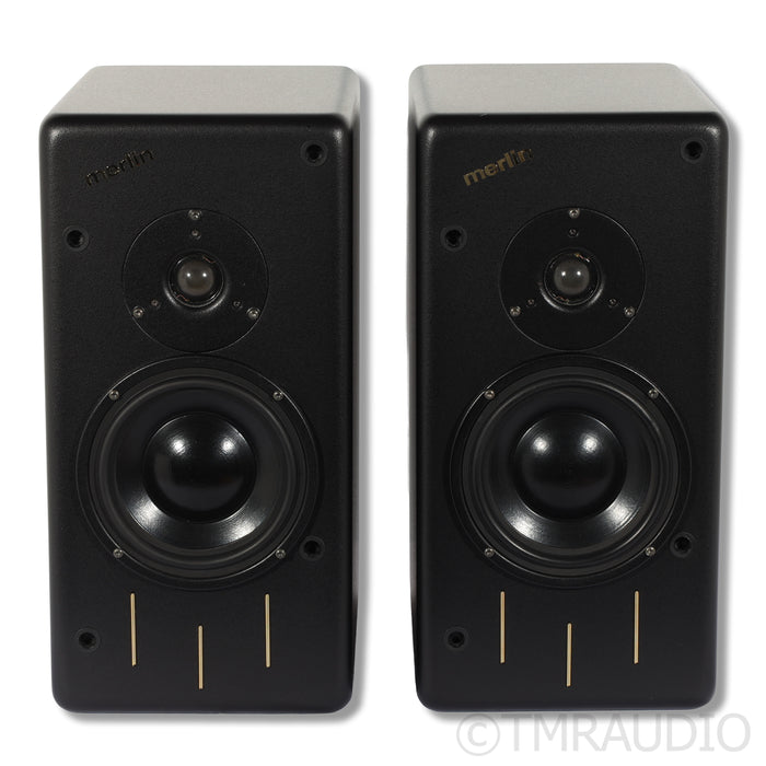 Merlin TSM MME Bookshelf Speakers; Studio Black Pair