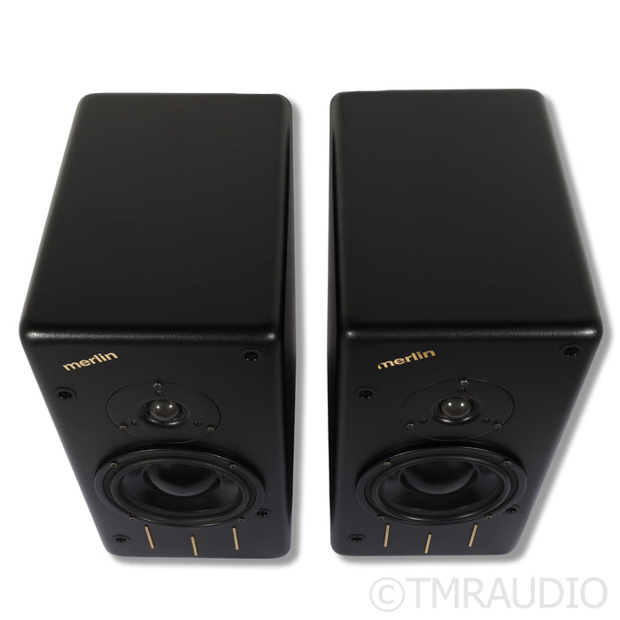 Merlin TSM MME Bookshelf Speakers; Studio Black Pair