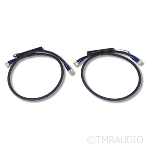 AudioQuest Water XLR Cables; 1m Pair Balanced Interconnects; 72v DBS