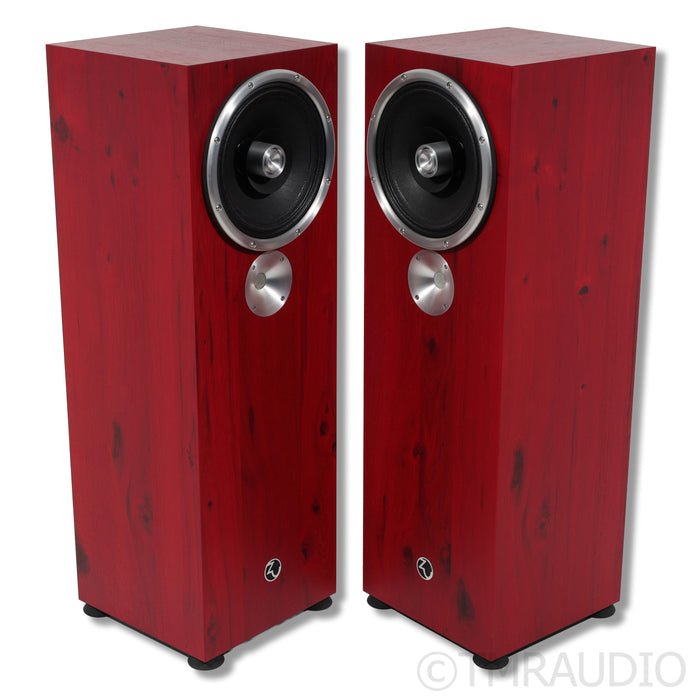 Zu Audio DW6 Superfly Floorstanding Speaker; Ruby Red Hickory Pair