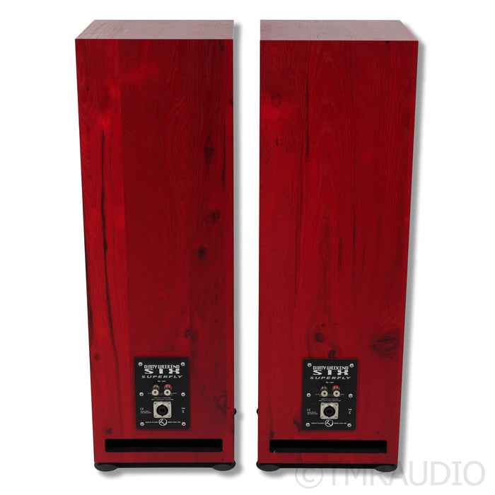 Zu Audio DW6 Superfly Floorstanding Speaker; Ruby Red Hickory Pair