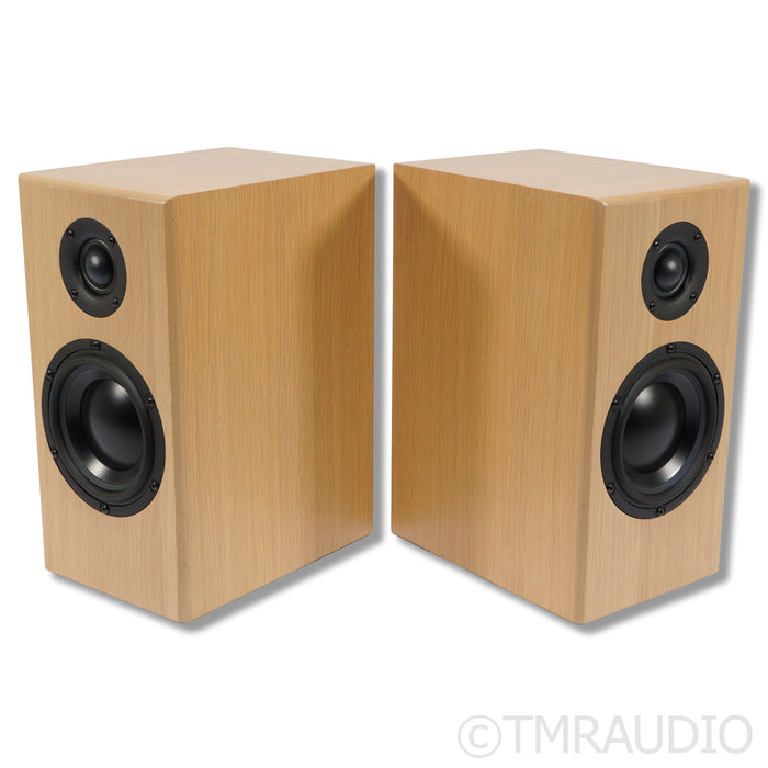 Totem Acoustic Bison Monitor Bookshelf Speakers; White Oak Pair