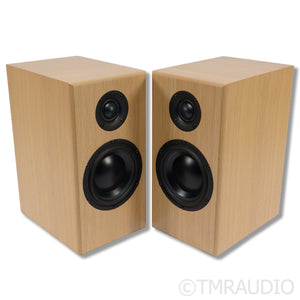 Totem Acoustic Bison Monitor Bookshelf Speakers; White Oak Pair