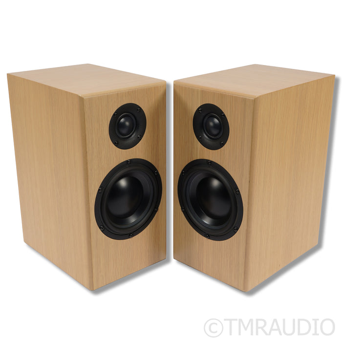 Totem Acoustic Bison Monitor Bookshelf Speakers; White Oak Pair
