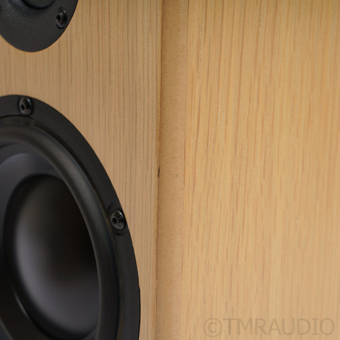 Totem Acoustic Bison Monitor Bookshelf Speakers; White Oak Pair