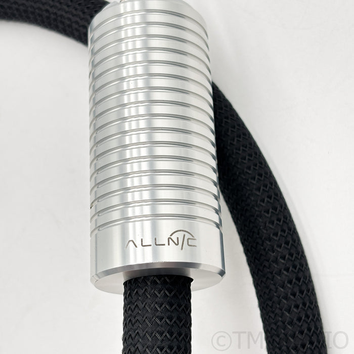 Allnic Audio ZL-8000 Silver Power Cable; 2m AC Cord; 90° IEC