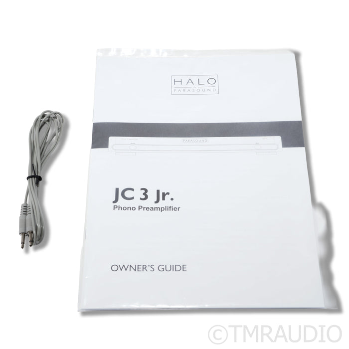 Parasound Halo JC3 Jr. Phono Preamplifier; MM / MC Phono; Silver