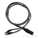 Moon Audio Silver Dragon Headphone Cable; 5ft Single 4-pin XLR to 4-pin Mini XLR