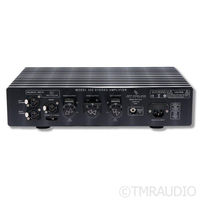 Jeff Rowland Design Model 555 Stereo Power Amplifier